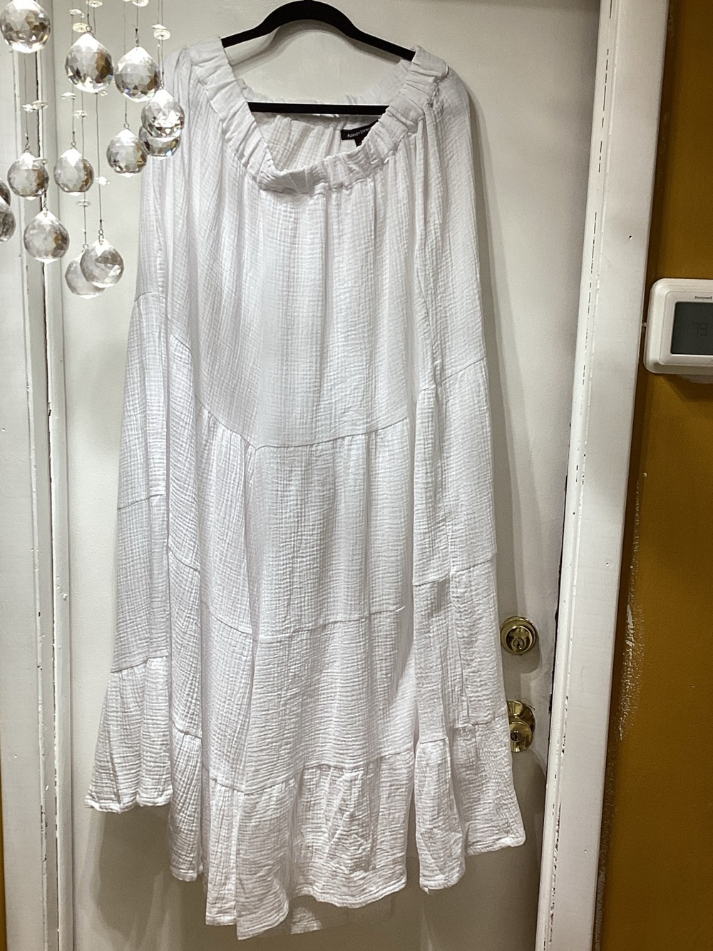 Ashley Stewart White Wide-Leg Jumpsuit